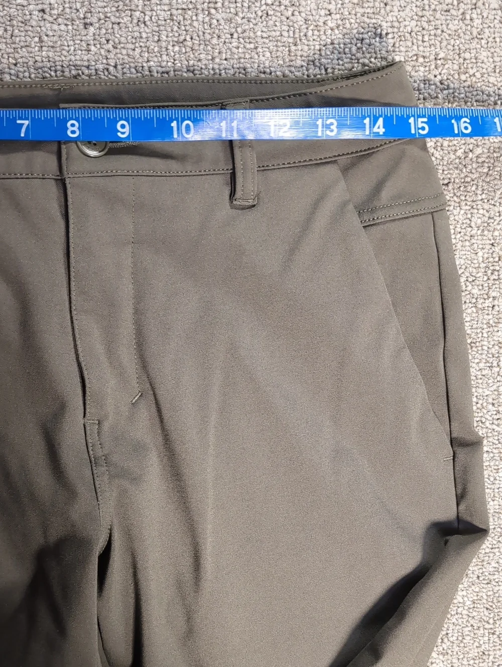 BYLT Premium Basics Everyday Pant 2.0 Size 32/T in Dark Olive Green